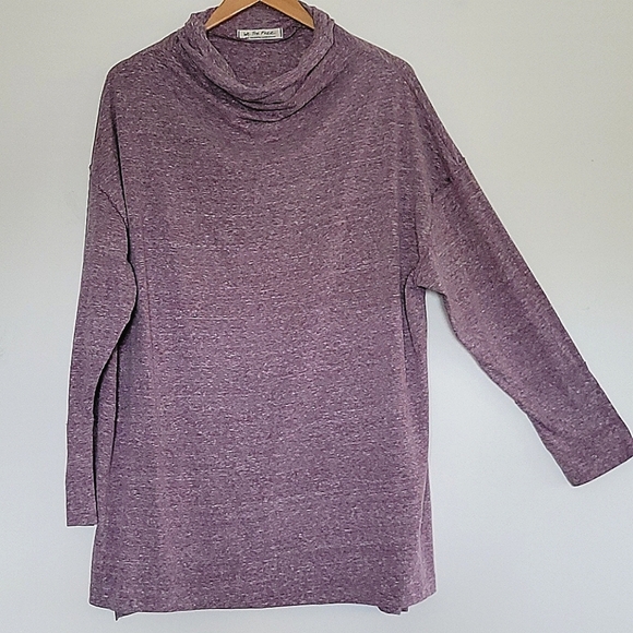 We The Free Tops - We The Free purple cowl neck tunic top